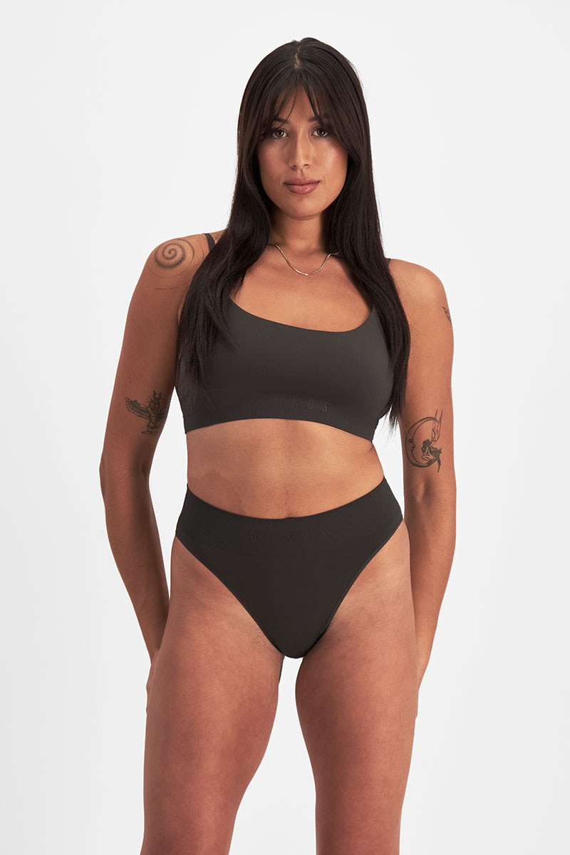 Bonds Bases Seamless String Bikini Wt R Dusted Black