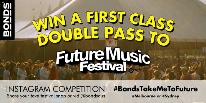 Win a first class double pass to Future Music in Sydney or Melbourne