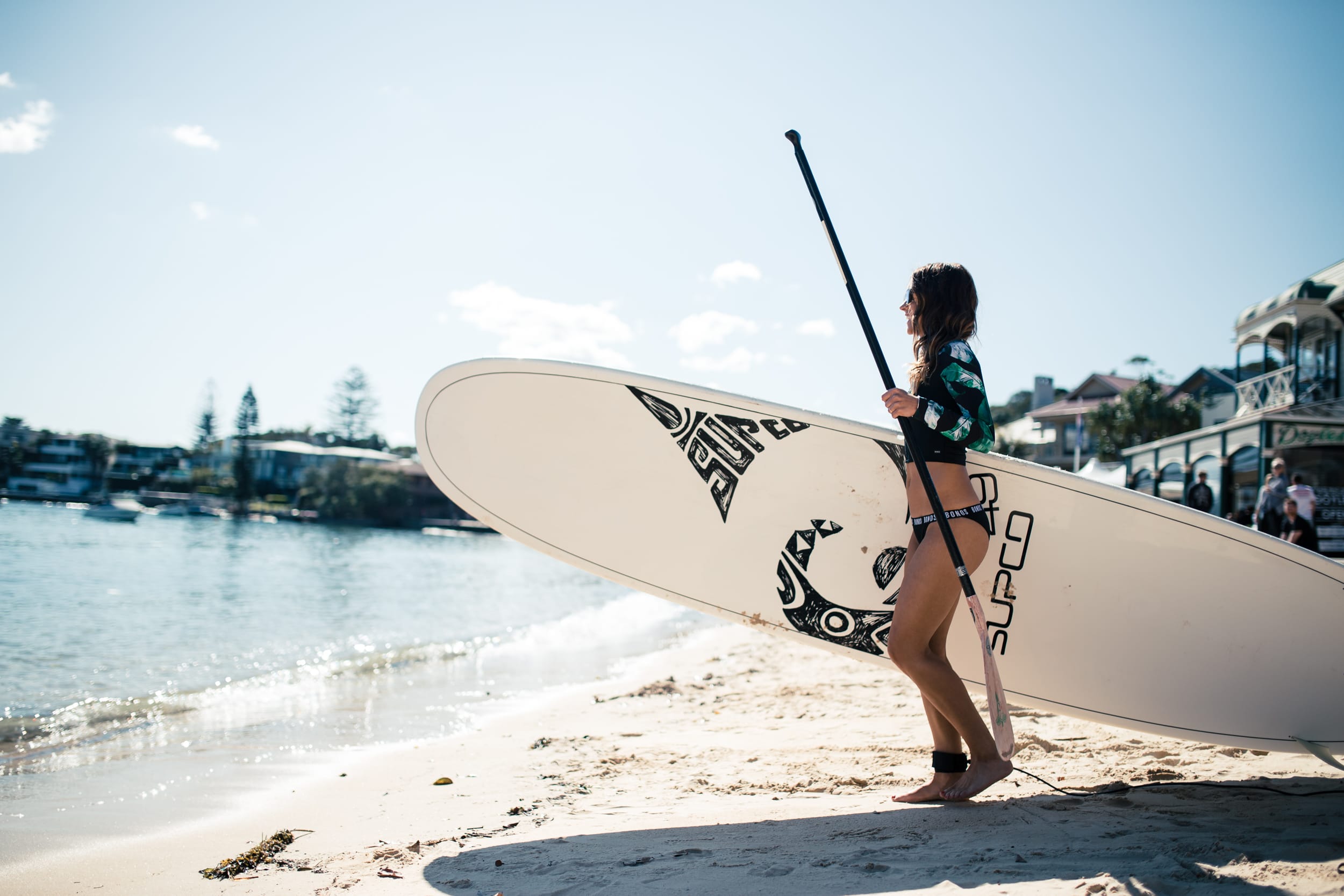 STAND UP PADDLE BOARDING WITH SOPHIE BENBOW