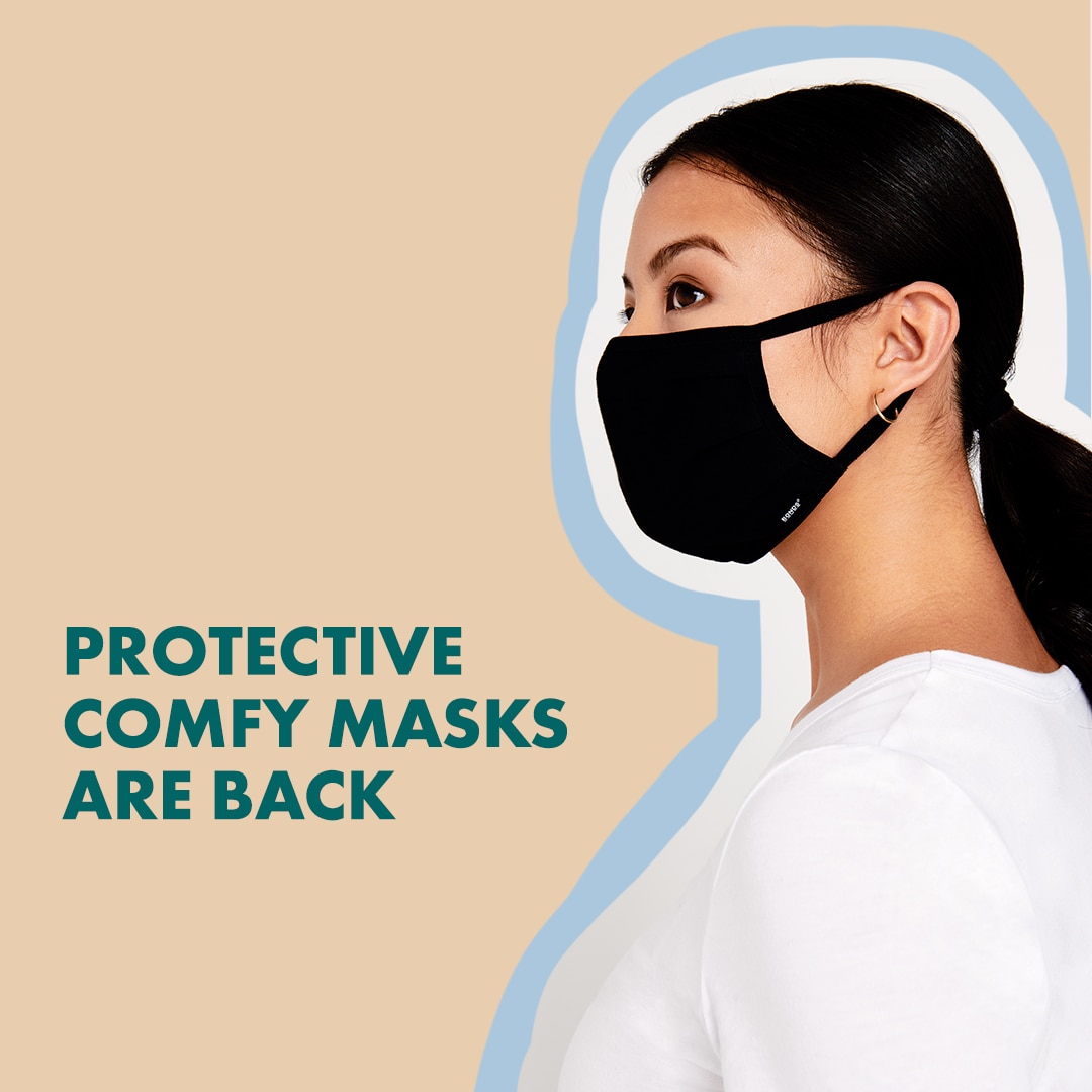 We’ve got you covered. Bonds Face Masks are back! 