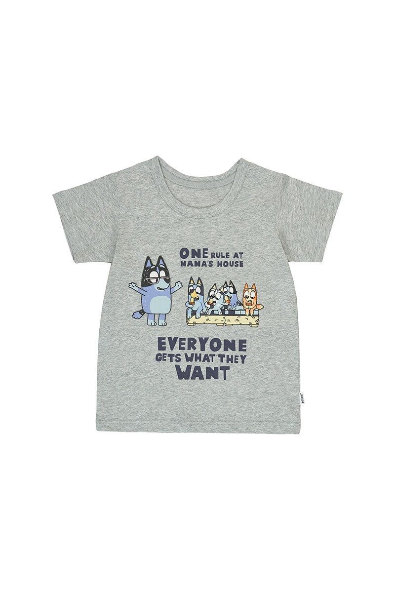 Bluey Kids Crew Tee - One Rule At Nana's