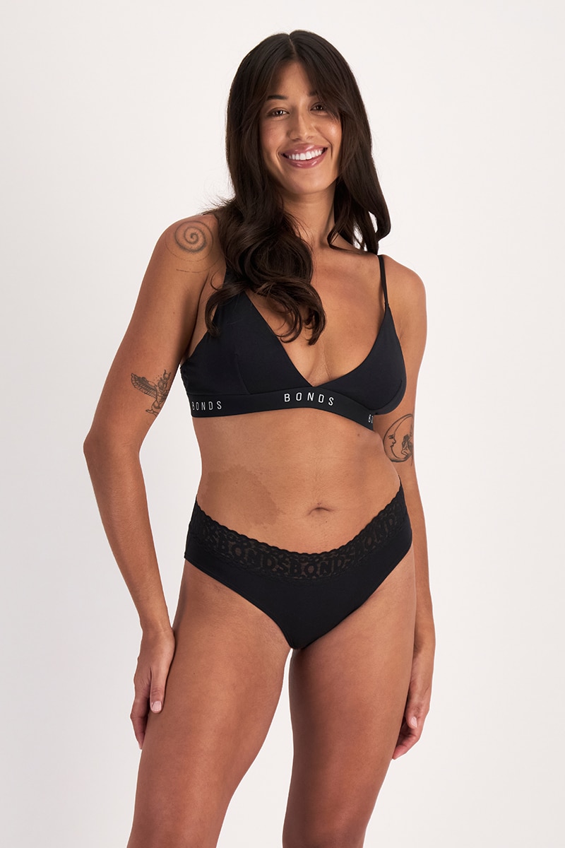 Bonds Women's Match Its Bikini in Black Size: XXL (18)