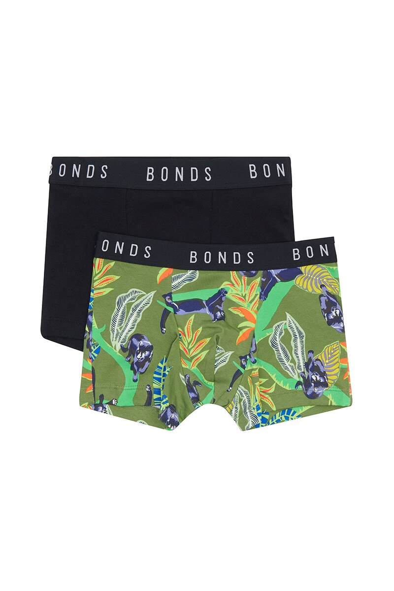 Bonds Boys Hipster Trunk 2 Pack | Boys Underwear | UWWX2A