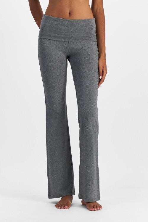 Brushed Jersey Roll Waist Pant