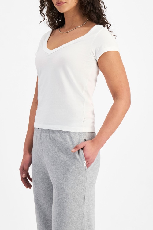 Midweight V Neck Tee