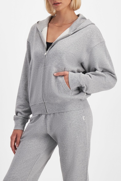 Sweats Cotton Zip Hoodie