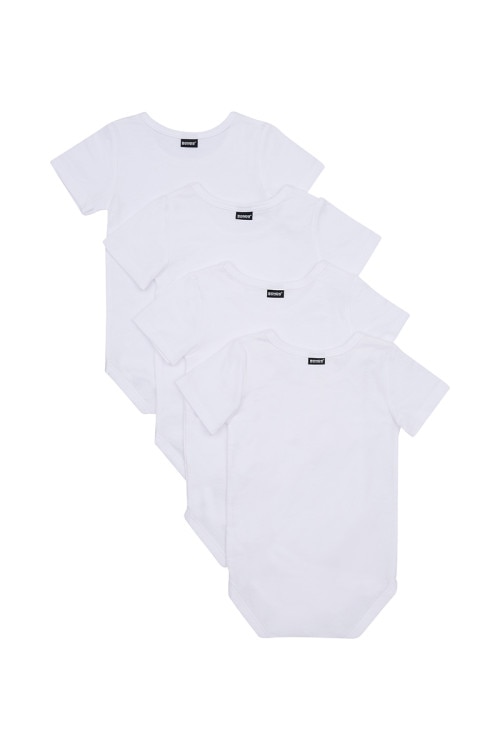 Everyday Short Sleeve Bodysuit 4 Pack