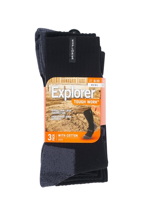 Explorer Mens Tough Work 3 Pack