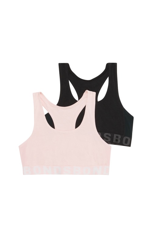 Girls Anti Chafe Crop 2 Pack