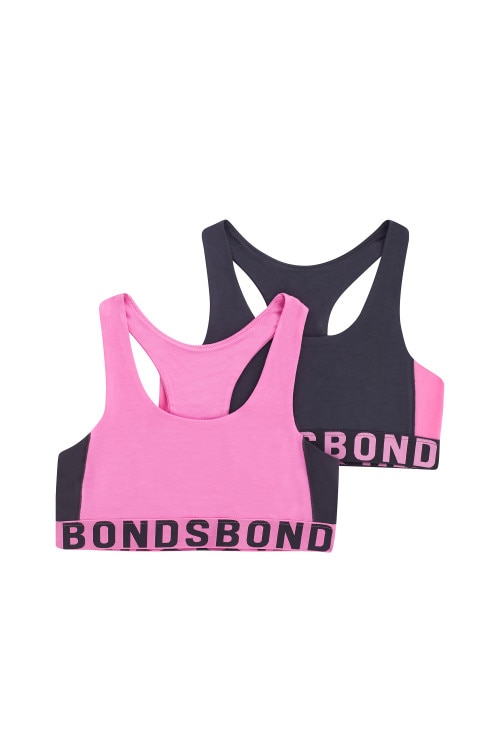 Girls Anti Chafe Crop 2 Pack