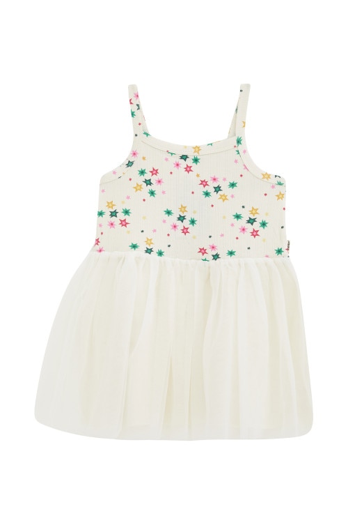 Girls Christmas Pointelle Tutu Dress