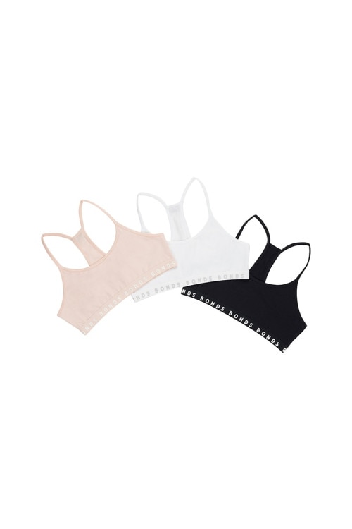Girls Hipster Racer Crop 3 Pack