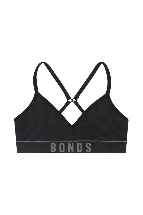 Girls Retro Rib&trade; Contour Crop