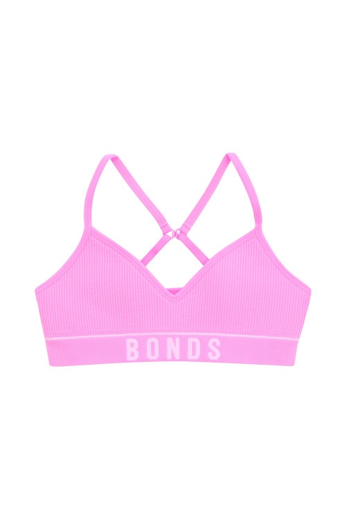 Girls Retro Rib™ Contour Crop