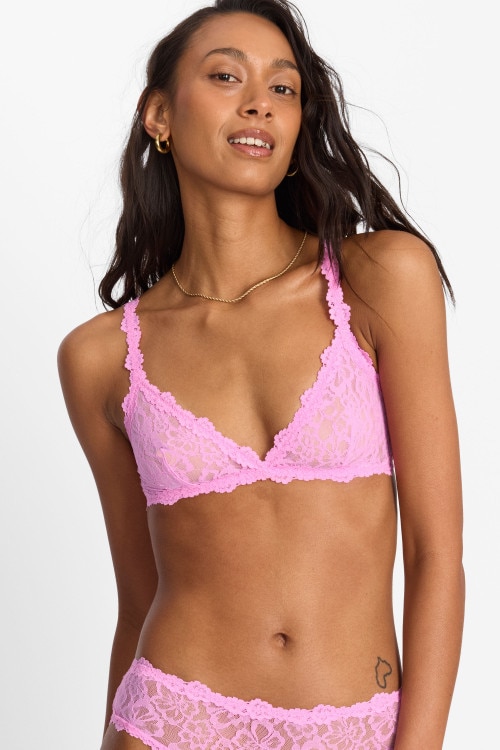 Icons Lace Triangle Bralette