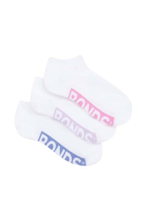 Kids Logo Cushioned Low Cut Socks 3 Pack