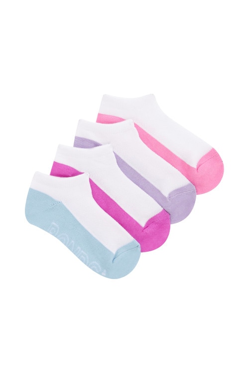 Kids Logo Light Low Cut Socks 4 Pack