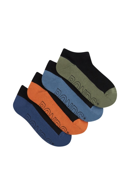 Kids Logo Light Low Cut Socks 4 Pack