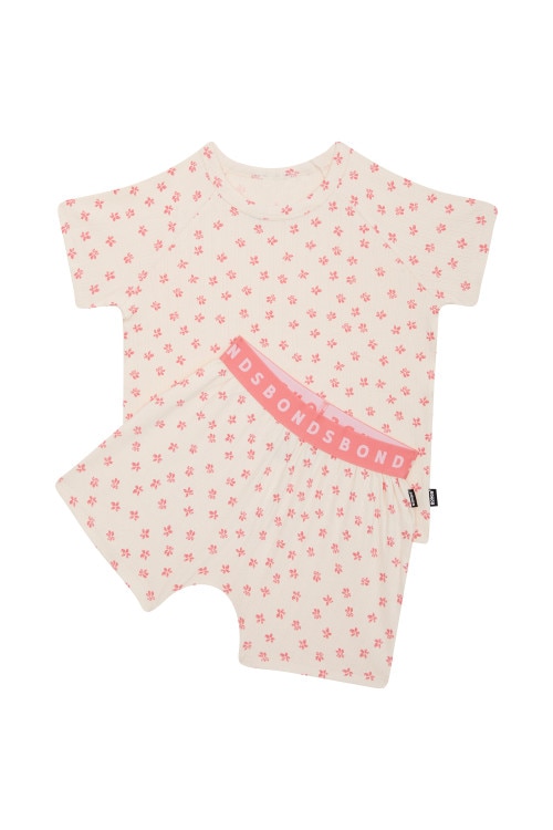 Kids Pointelle Short Sleeve Sleep Set