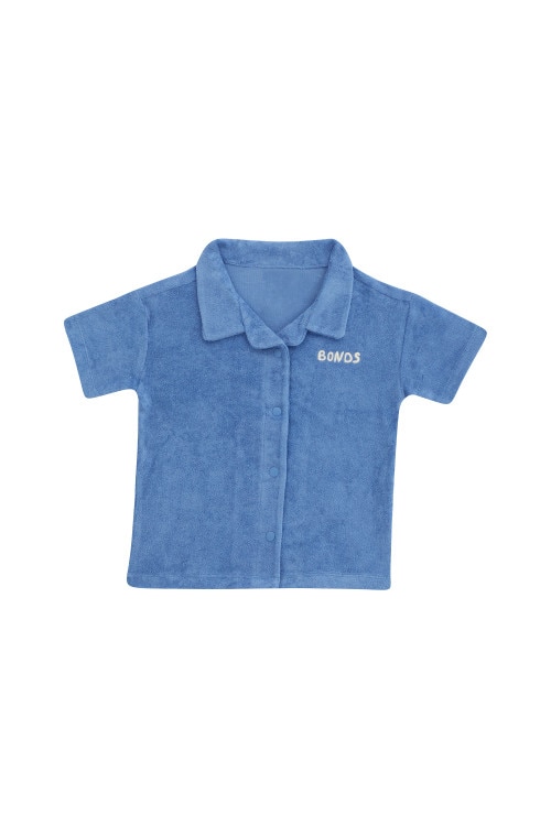 Kids Terry Toweling Short Sleeve Shirt