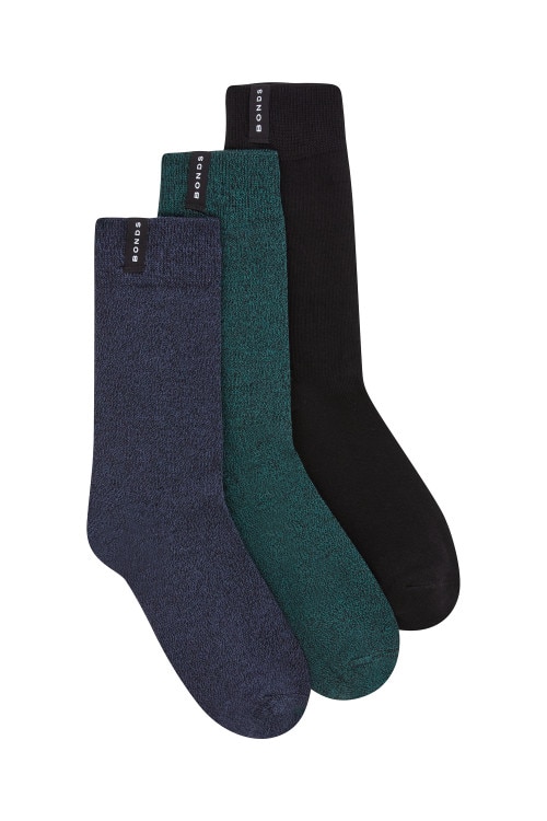 Mens Everyday Crew Socks 3 Pack