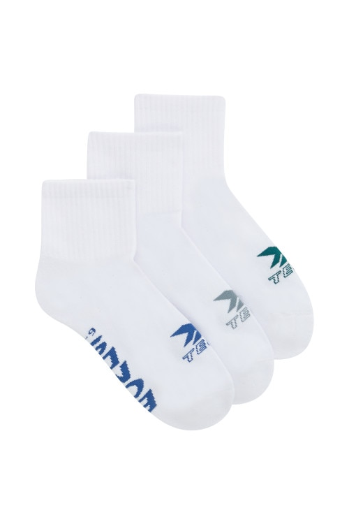 Mens X-Temp Quarter Crew Socks 3 Pack