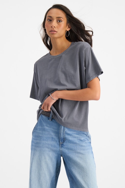 Midweight Relaxed Crew Tee