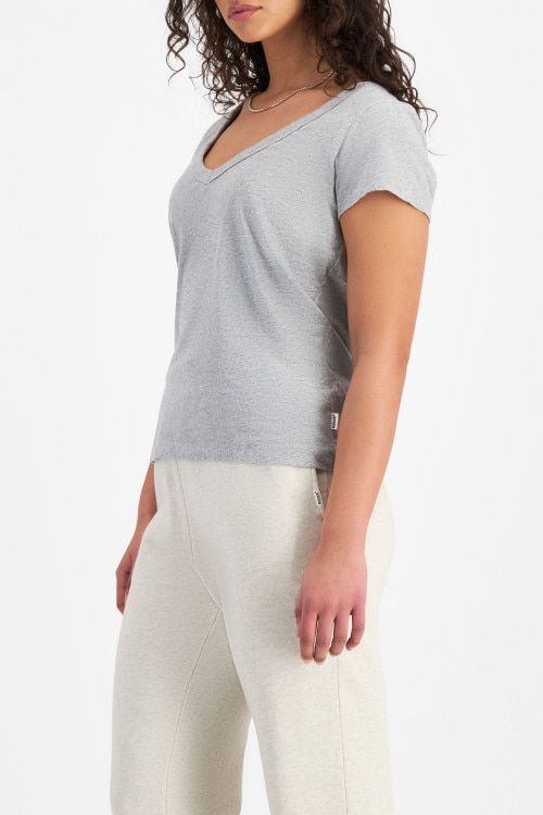 Midweight V Neck Tee