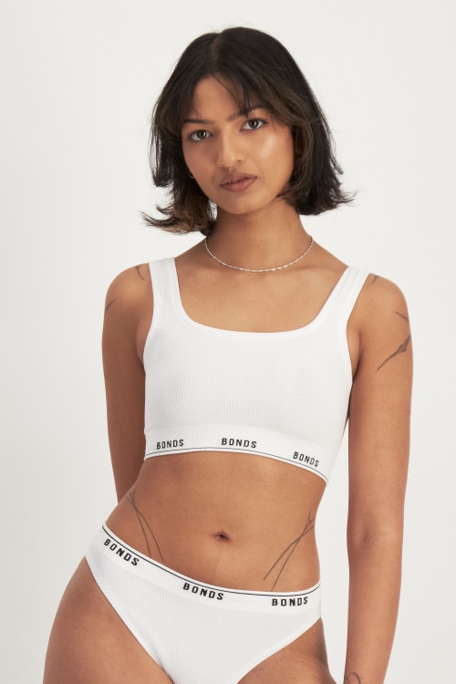 Originals Viscose Bamboo Rib Crop