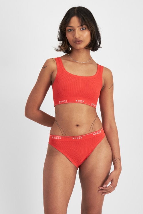 Originals Viscose Bamboo Rib Hi Bikini