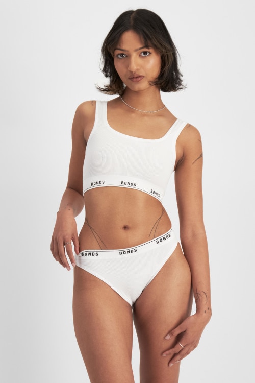 Originals Viscose Bamboo Rib Hi Bikini