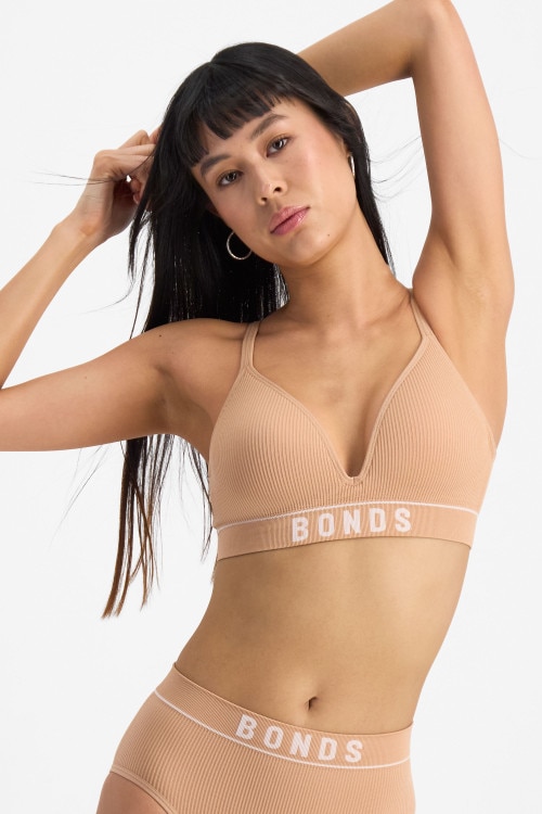 Retro Rib&trade; Seamless Wirefree Bra