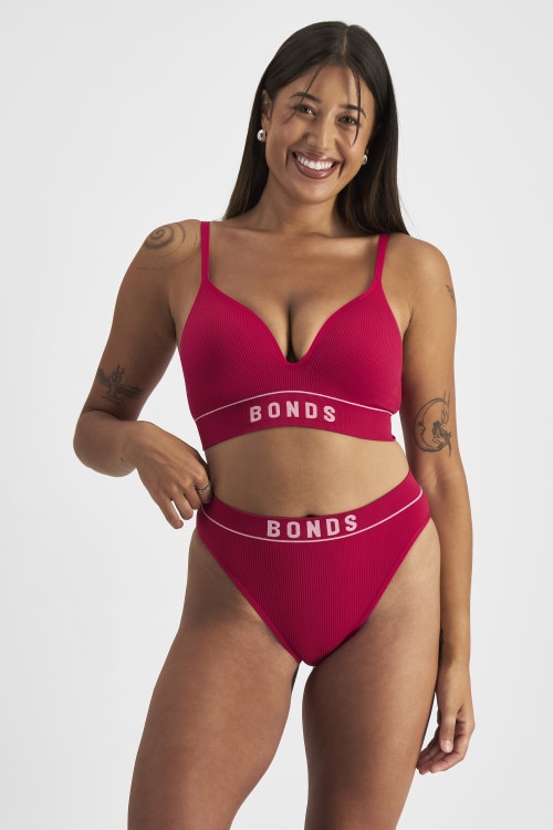 Retro Rib Wirefree Lift Bra