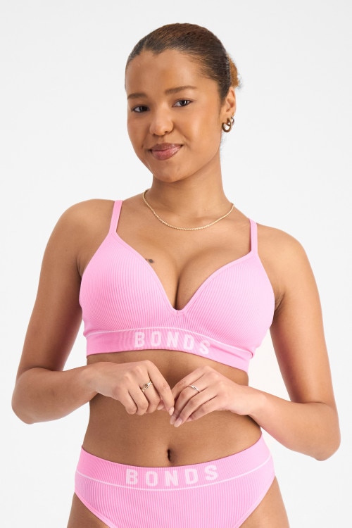 Retro Rib™ Seamless Wirefree Bra
