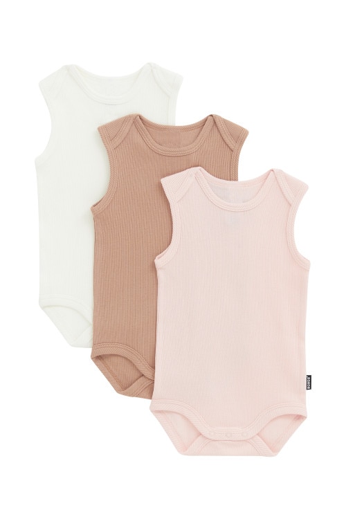 Essentials Rib Singletsuit 3 Pack