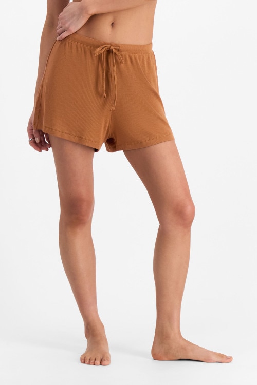 Sleep Modal Blend Rib Short