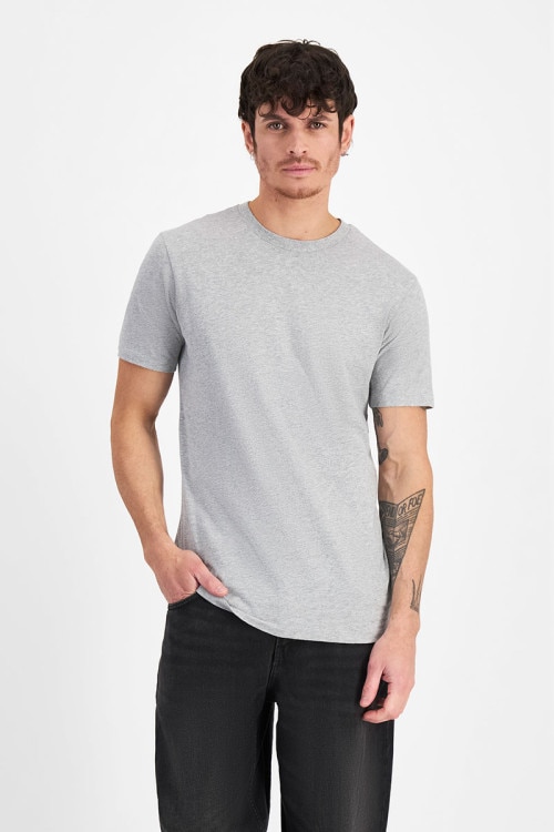 Slim Longline Midweight Crew Tee