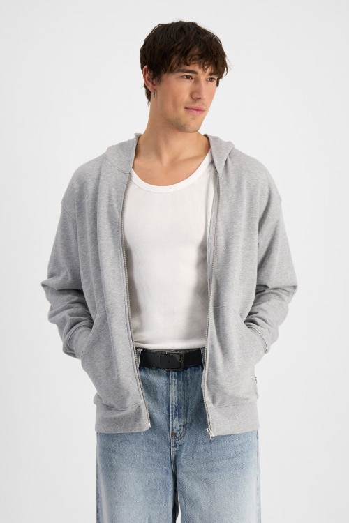 Sweats Cotton Zip Hoodie