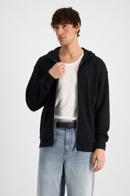 Sweats Cotton Zip Hoodie