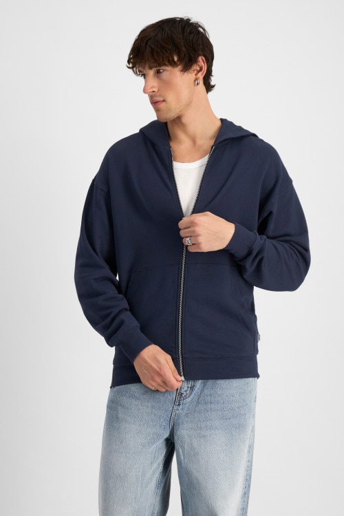 Sweats Cotton Zip Hoodie