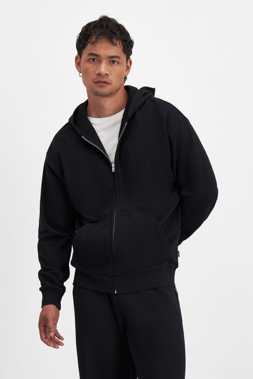 Sweats Cotton Zip Hoodie