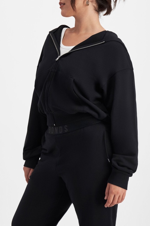 Sweats Cotton Zip Hoodie