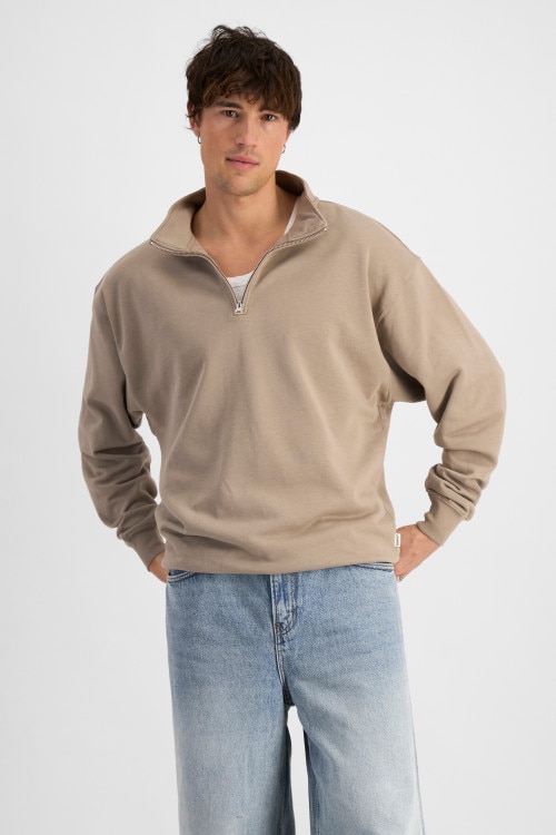 Sweats Half Zip Pullover