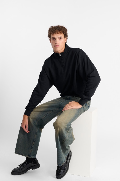 Sweats Half Zip Pullover