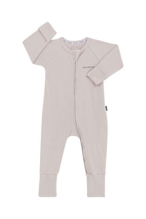 Wide Needle Rib Zippy