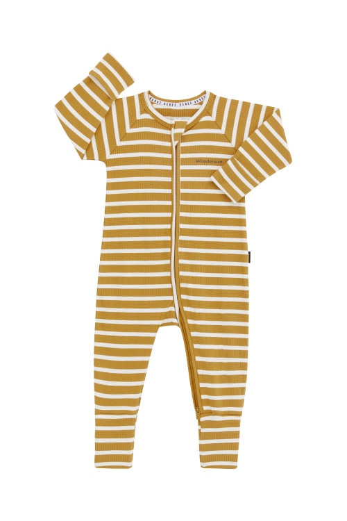 Wide Needle Rib Zippy