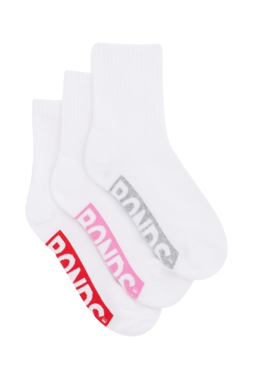 Womens Logo Cushioned Half Crew 3 Pack