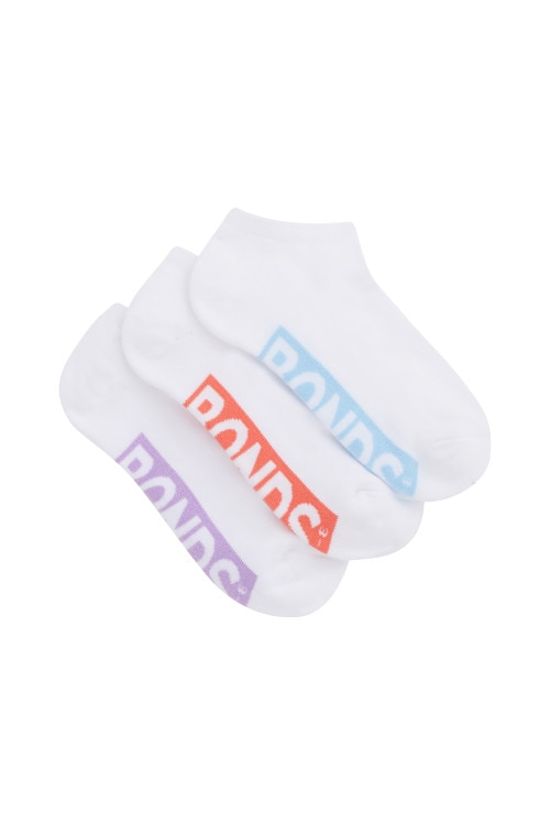 Womens Logo Cushioned Low Cut Socks 3 Pack