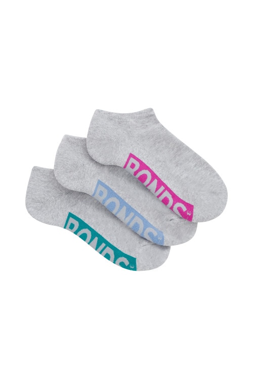Womens Logo Cushioned Low Cut Socks 3 Pack