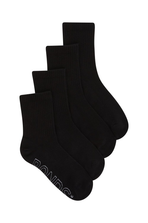 Womens Logo Light 1/2 Crew 4 Pack